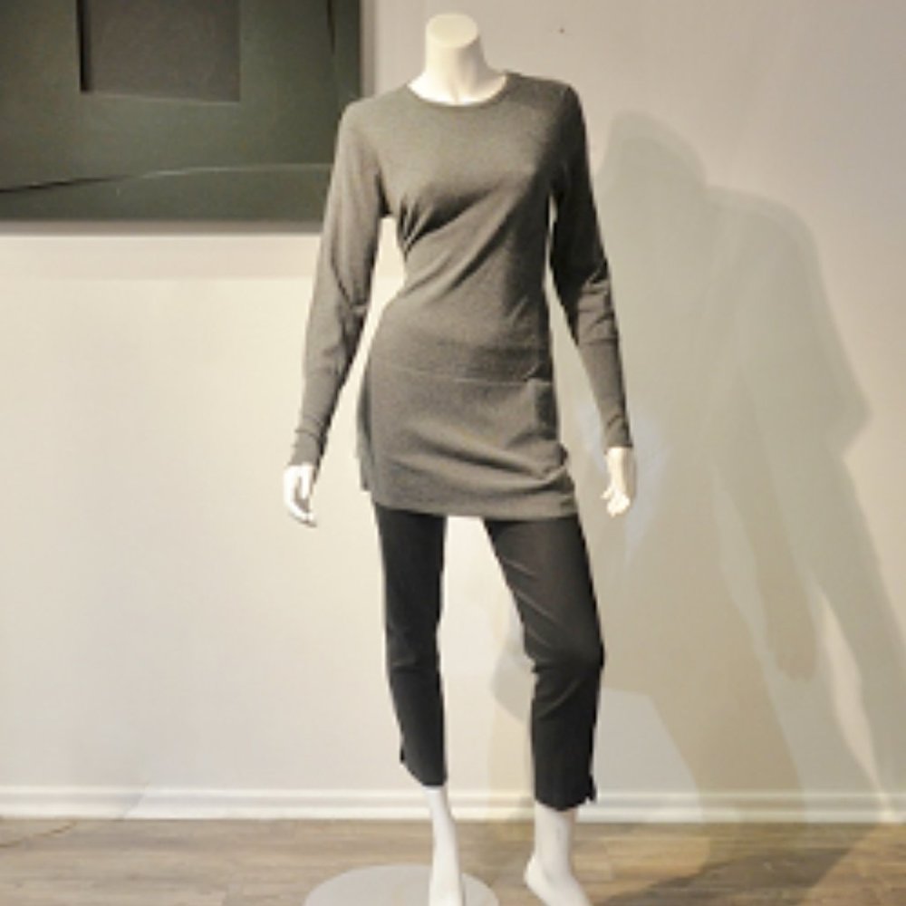 Vintage 00's Autumn Cashmere Cash Skinny Tunique - Picture 2 of 9